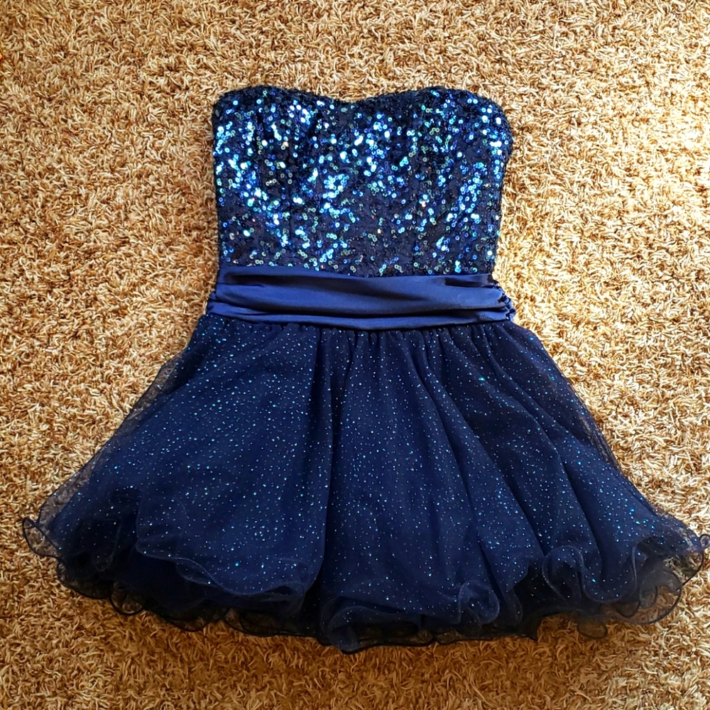 Speechless Sequin Mini Formal Dress